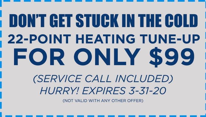 Spencer Special Coupon don't stuck in the cold 22 point heating tune up for only $99