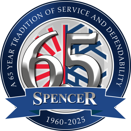 Spencer's 60-year 1960 - 2020 Logo